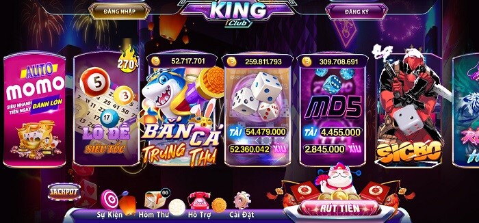 Giao Dien Cong Game King Club